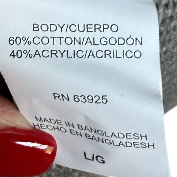 NWT Trash Nouveau Green/grey Cardigan Sz L - Picture 6 of 7